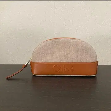 끌로에 돔형 파우치 베이지/브라운