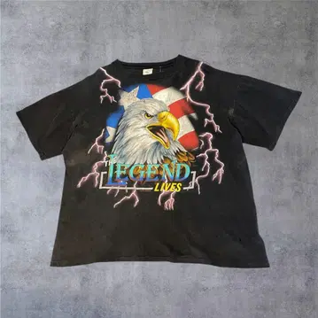 90s AMERICAN THUNDER 아메리칸 썬더 반팔 T셔츠 XXL