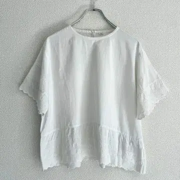 [컨디션 최상] 45R 인도 카디 de 컷워크 셔츠