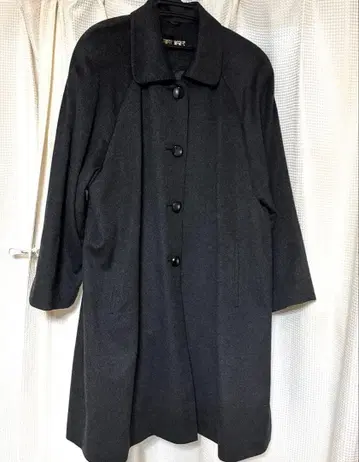 캐시미어 코트 래글런 소매