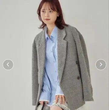 트위드 big 자켓 택 포함 미사용 새상품