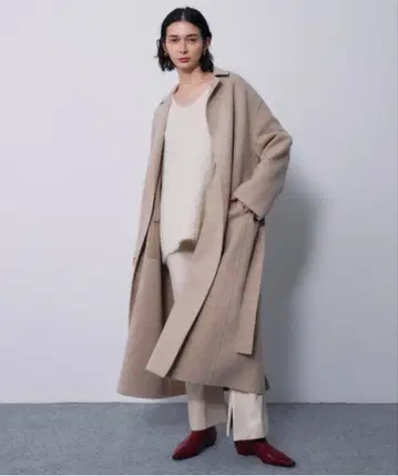 STUNNING LURE 테일러 리버 코트 베이지