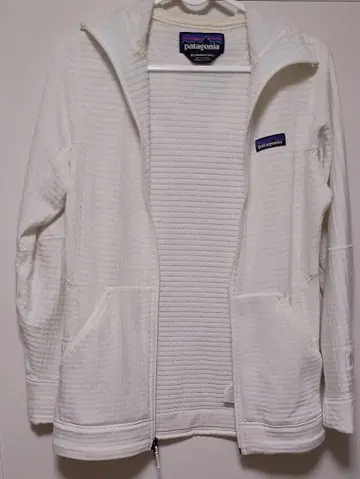 patagonia 후드 부착 자켓 XS 화이트