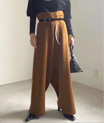 아메리빈티지 short leg knit pants 새상품급