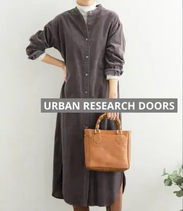 새상품급 URBAN RESEARCH DOORS 코듀로이 셔츠 원피스