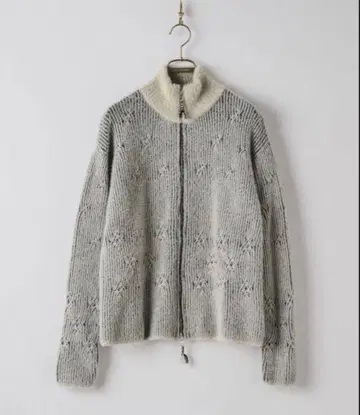 casper john 페더 드라이버 니트 화이트 S