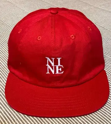 단종 레어! NINE RULAZ LINE 캡 레드 나인 루라즈