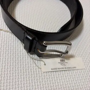 화이트하우스콕스 B2153 브라이들 레더 벨트 블랙 34