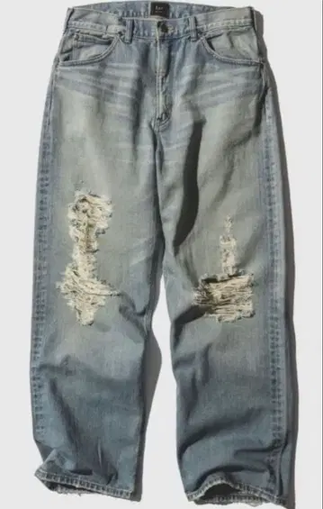 BEAMS x Lee 101 크러쉬 데님 팬츠 30