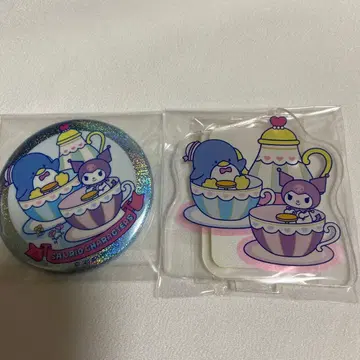 조이풀 월드 샘 쿠로미 아크릴 스탠드 캔뱃지 산리오