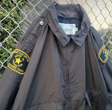 기업 로고 나일론 자켓 밀리터리 구제 의류