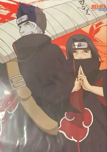 NARUTO 닌자 마을 이타치 키사메 빅 포스터 즉시 구매 새상품 미개봉