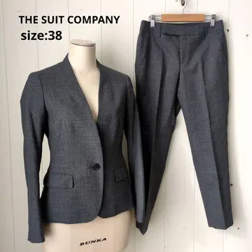 더 수트 컴퍼니 상하의 세트 수트 셋업 여성용 38 차콜 그레이