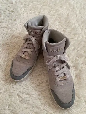 BALR. 그레이 하이컷 스니커즈