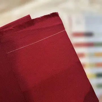 새상품급 미사용품 와인 레드 무지 반폭 오비 아카네색