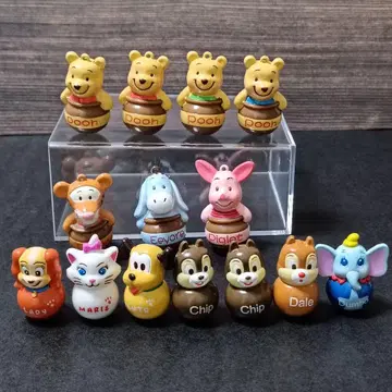 디즈니 오뚝이 곰돌이 푸, 마리, 칩과 데일 등