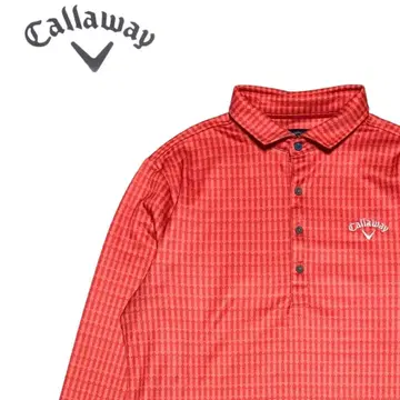 빅 사이즈 새상품급 캘러웨이 긴팔 폴리에스테르 셔츠 골프웨어
