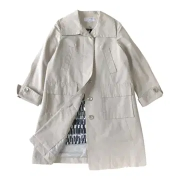 [새상품급] 22OCTOBRE 트렌치코트 롱 코트 디자인 컬러 레어