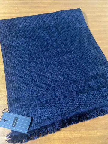 Ermenegildo Zegna 머플러 미사용 새상품 네이비