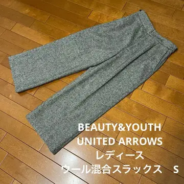 BEAUTY & YOUTH 여성용 울 혼방 가을/겨울 슬랙스 S