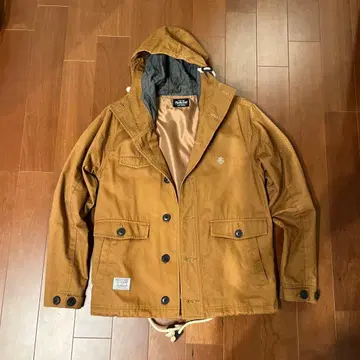 플립 더 스크립트 후드 부착 자켓 M 사이즈 브라운