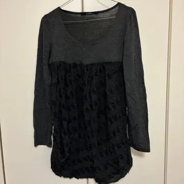 [레어] LIMI feu 그레이 긴팔 상의