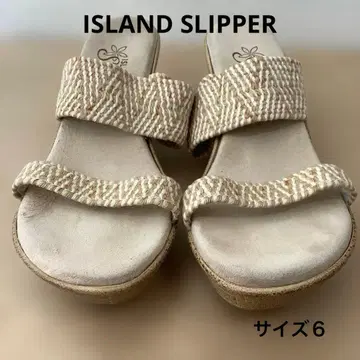 아일랜드 슬리퍼 아일랜드 슬리퍼 웨지 샌들 23cm