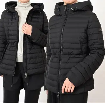 TATRAS 블랙 다운 자켓 후드 부착