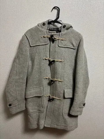 UNIQLO 남성용 그레이 더플 코트 M 사이즈