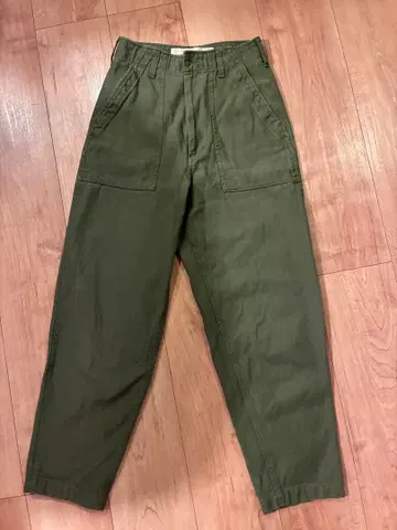 THE SHINZONE 워크 팬츠 올리브 그린 사이즈 PO