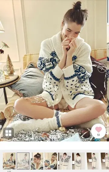 [ 완판템 ] SNIDELHOME 노르딕 숄 가디건