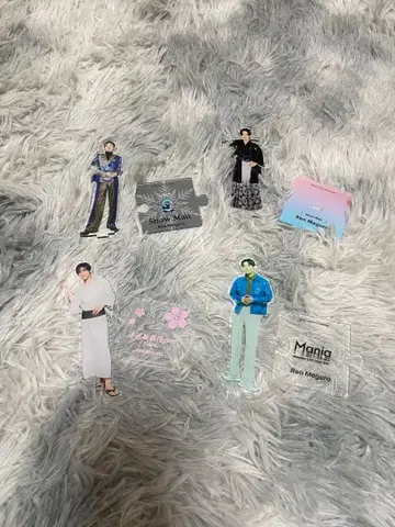 렌 메구로 아크릴 스탠드 세트