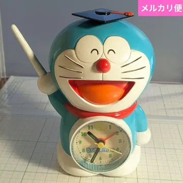 1970년제 도라에몽 알람 시계 레트로 빈티지 탁상 시계 작동 확인 완료