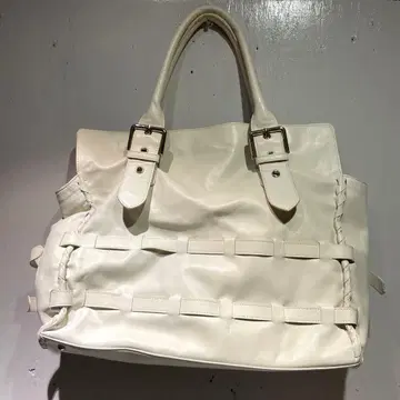 [ hanaa-fu ] 핸드백 가방 화이트 여성용 심플