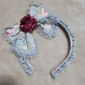 Angelic Pretty 장미 리본 머리띠