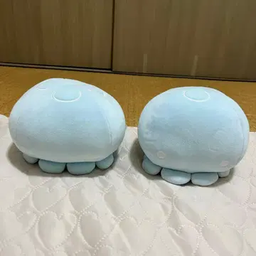 스카이블루 해파리 봉제 인형