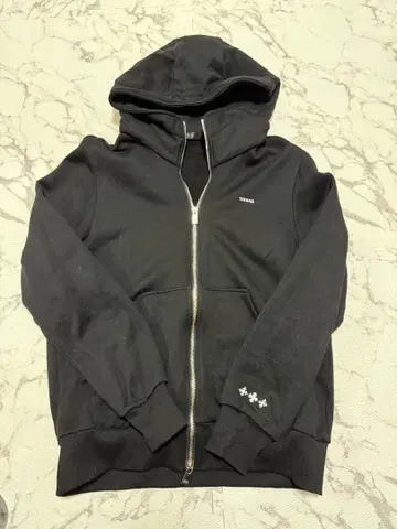 TATRAS 블랙 풀 집업 후드티