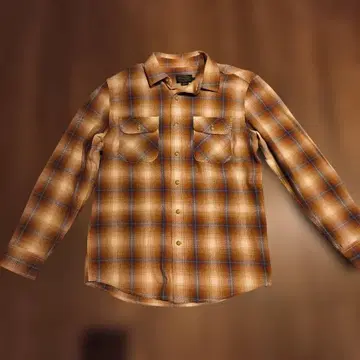 Pendleton 체크 무늬 플란넬 셔츠 M 사이즈 나이스 칼라