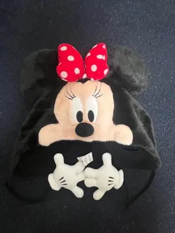 미니 마우스 플리스 모자