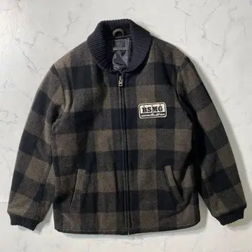 [ 새상품급 ] 블루 오리지널 블루종 버팔로 체크 파라오 자켓 M