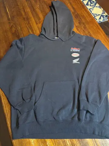 HRC Honda Racing 후드 부착 후드티 네이비 GU HONDA