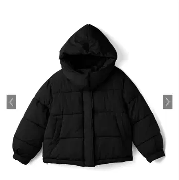 다운 자켓 블랙 블랙