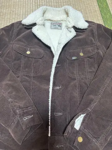 Lee 보아 자켓 코듀로이 아우터 데님 자켓