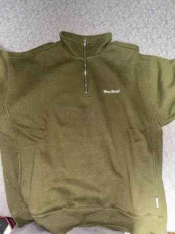 벤 데이비스 하프 지퍼 그린 사이즈 L