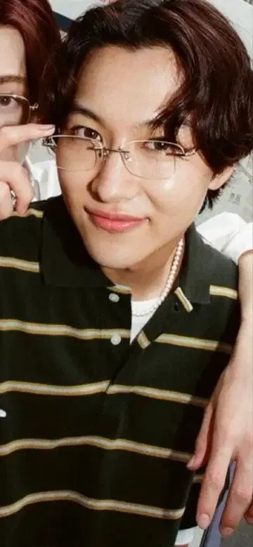 혼다 히로무 무테 안경 도수 없음 클리어 렌즈 JINS ROIROM