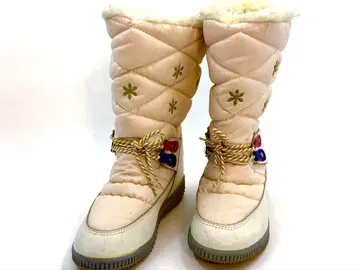 ellesse 스노우 부츠 S 핑크 방한 보아 퀼팅