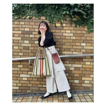 hinari 리본 벨트 랩 스커트