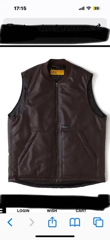 F.A.T 베스트 GRAINNER 브라운 가죽