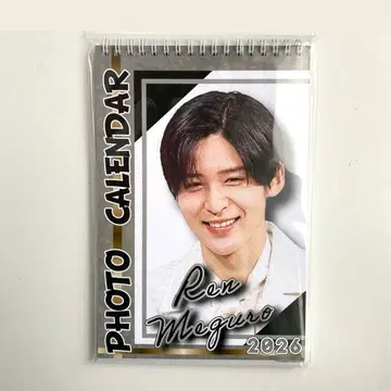 새상품 SnowMan 메구로 렌 2026 탁상 달력 포토 달력