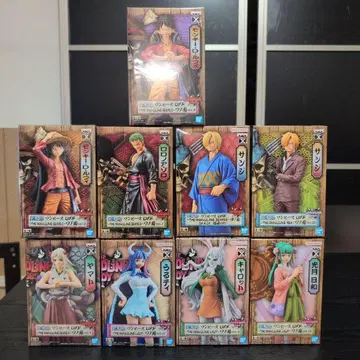 원피스 DXF 피규어 와노쿠니 시리즈 7점 묶음 판매 세트